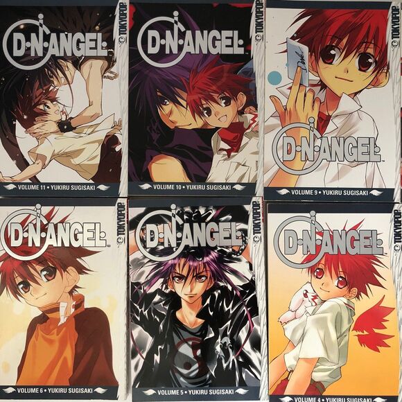 DNAngel Vol 1-11 Manga English Yukiru Sugisaki Tokyopop Trade Paperback - Picture 5 of 8